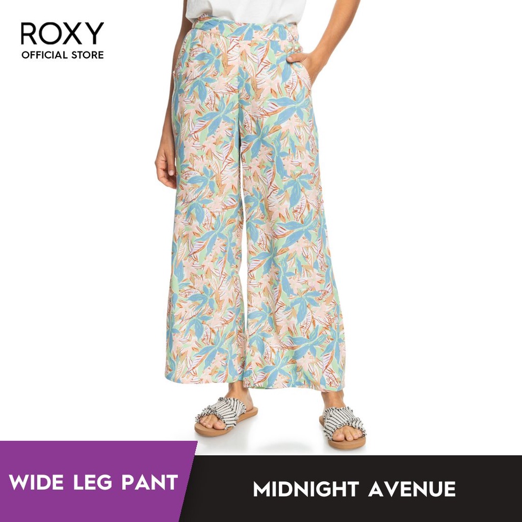 Roxy Women Midnight Avenue Wide-Leg Pants - Sprucetone