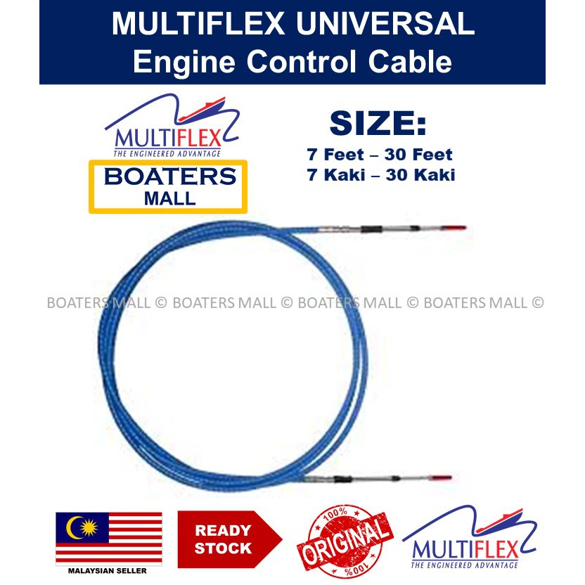 MULTIFLEX EDGE Engine Control Cable Outboard/Inboard Remote Control