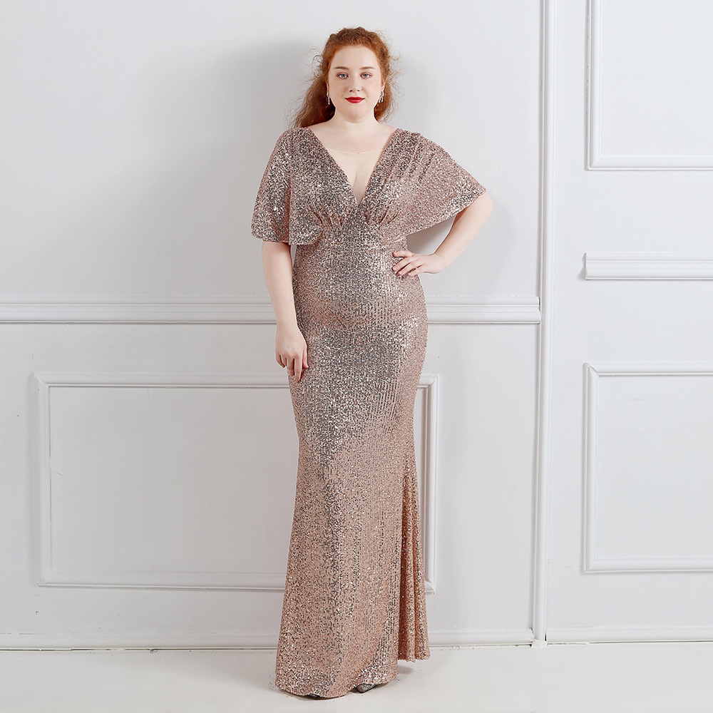 Evening gowns for fat on sale ladies