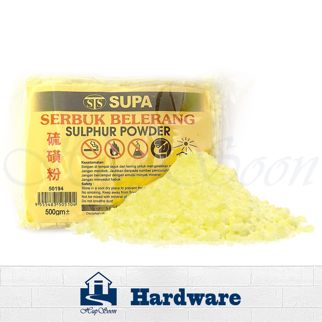 STS SUPA Sulphur Powder Sulphur Snake Repellent Snake Repeller Sulfur ...