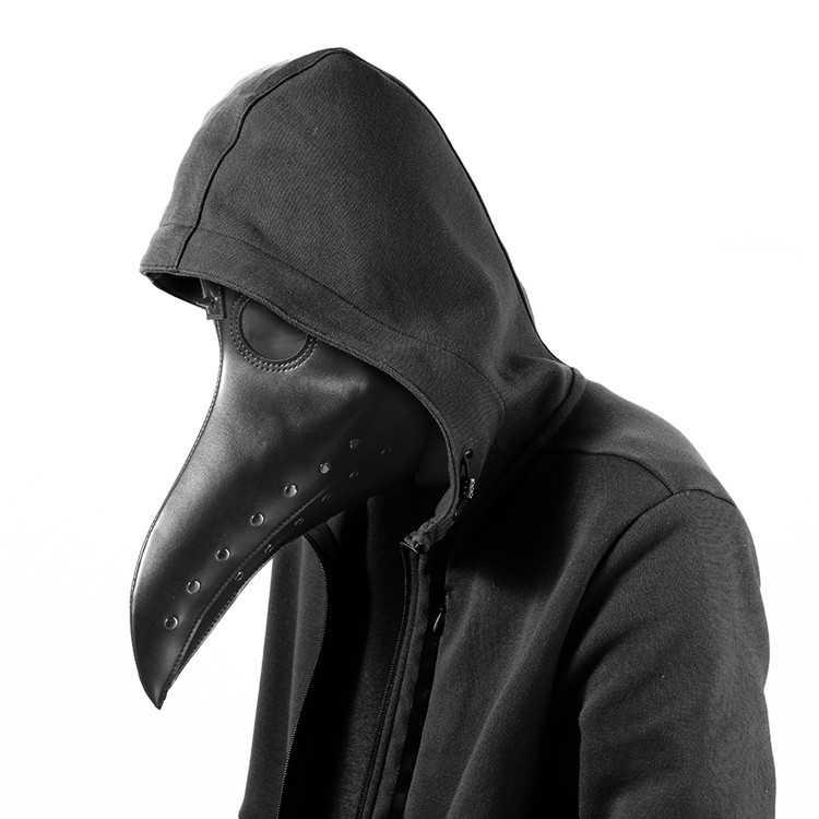 (local supplier) Plague Doctor Mask Bird Beak topeng Mask halloween ...