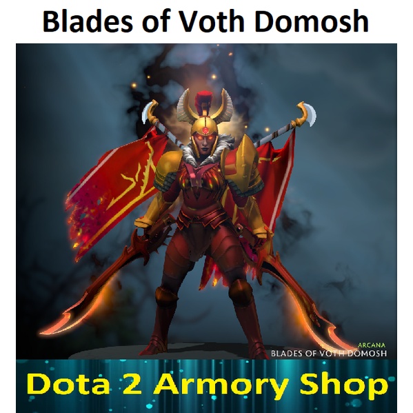 Dota2 Legion Commander (LC)🔥Arcana🔥Inscribed Blades of Voth Domosh ...