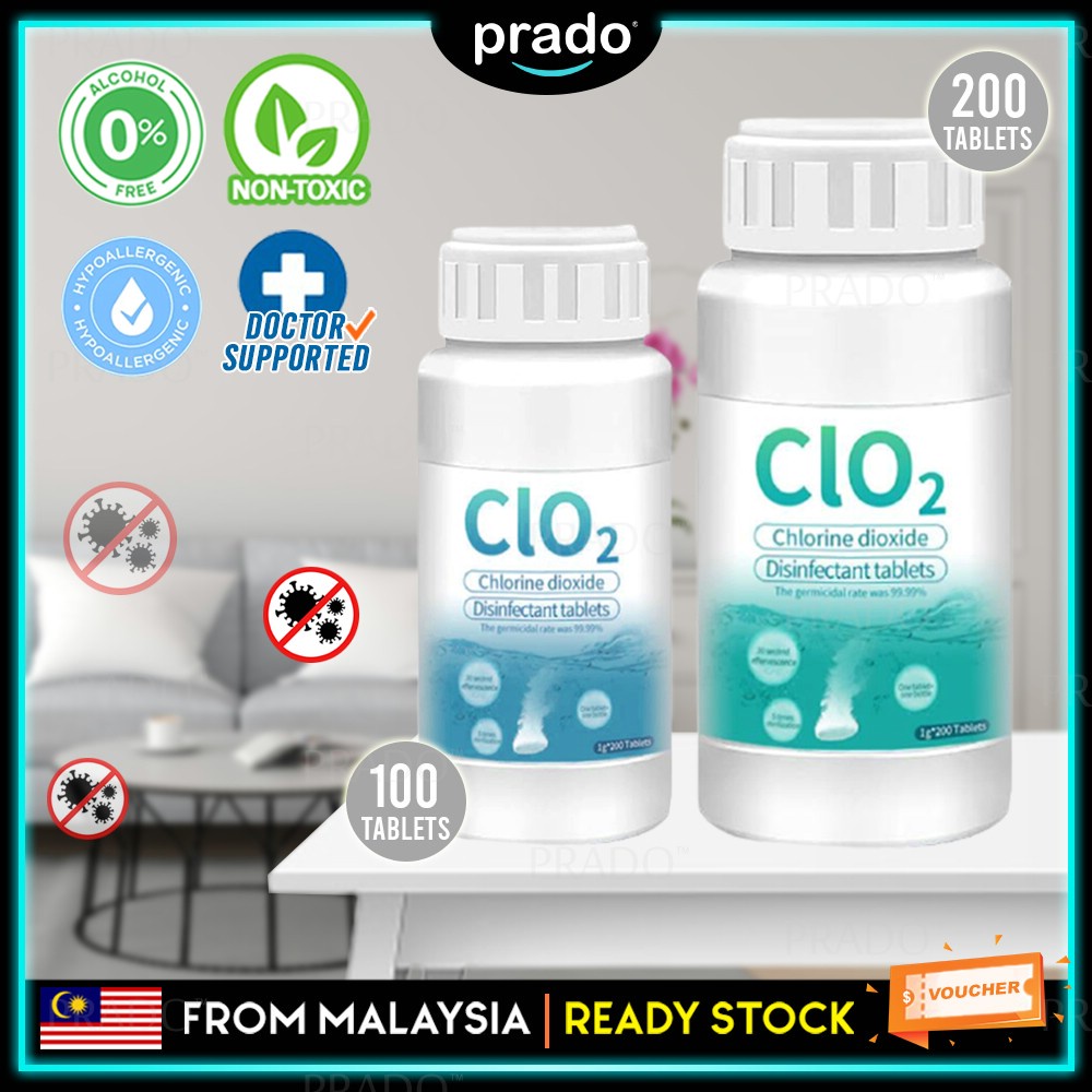 PRADO CLEAR STOCK FOOD GRADE No Alcohol CIO2 Chlorine Dioxide ...