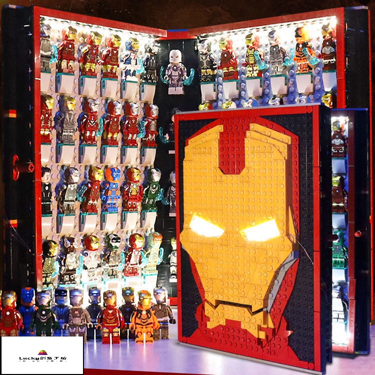 Book iron man discount lego