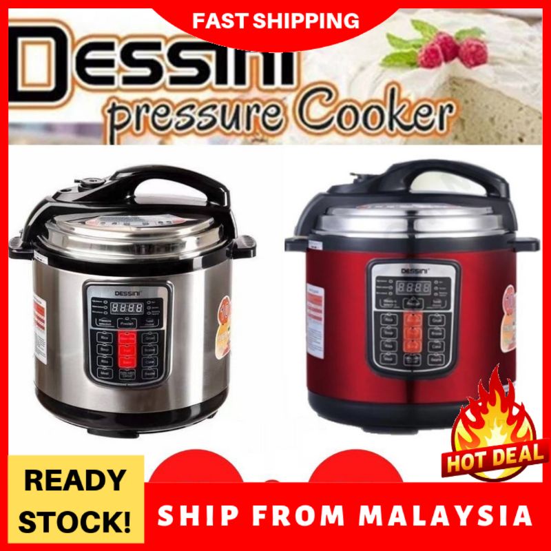 🔥 Ready Stock🔥 Dessini Pressure Cooker Non Stick/ Pot Multifunction 6L/8L Shopee Malaysia