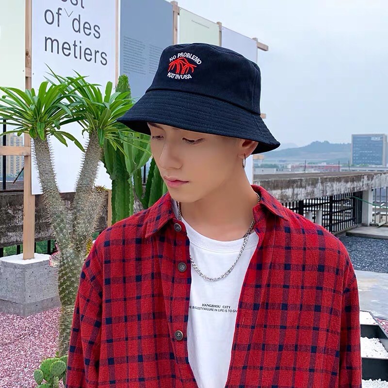 Korean fashion cheap bucket hat