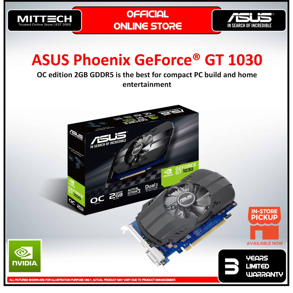 Asus phoenix geforce online gt 1030 oc edition