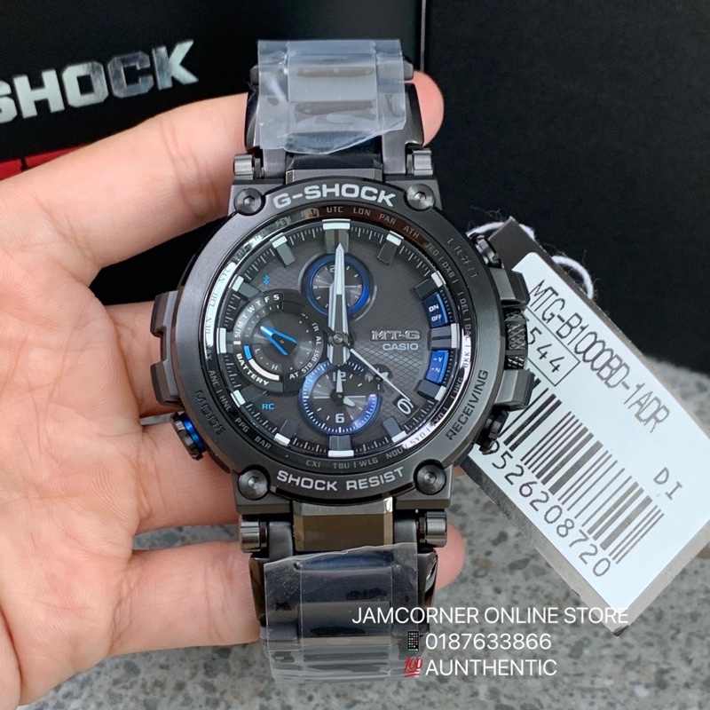 CASIO G-SHOCK MTG-B1000BD-1A BLACK S.STEEL SAPPHIRE GLASS | Shopee