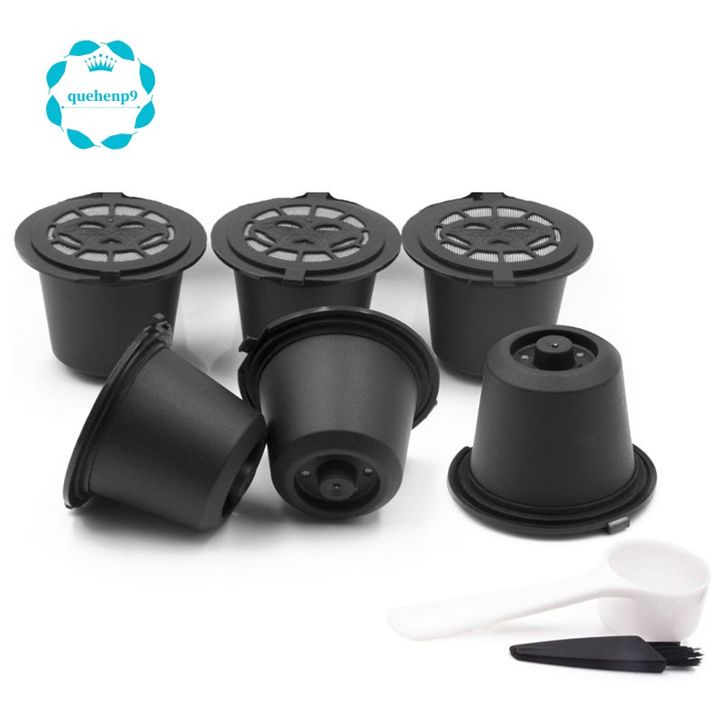 i cafilas 6 Reusable Capsules Refillable Capsule Filter Compatible