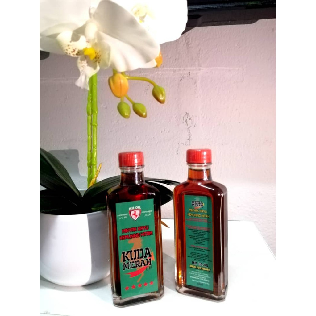 Minyak Kayu Kemuning Hitam (Kuda Merah) 60ml | Shopee Malaysia