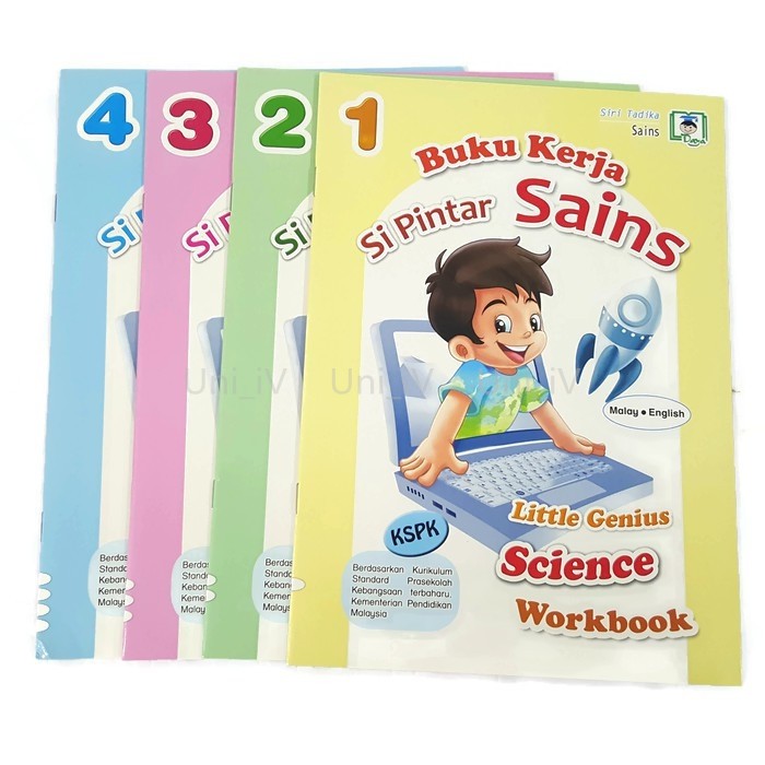 Si Pintar Sains Buku Kerja Little Genius Science Workbook (Malay ...