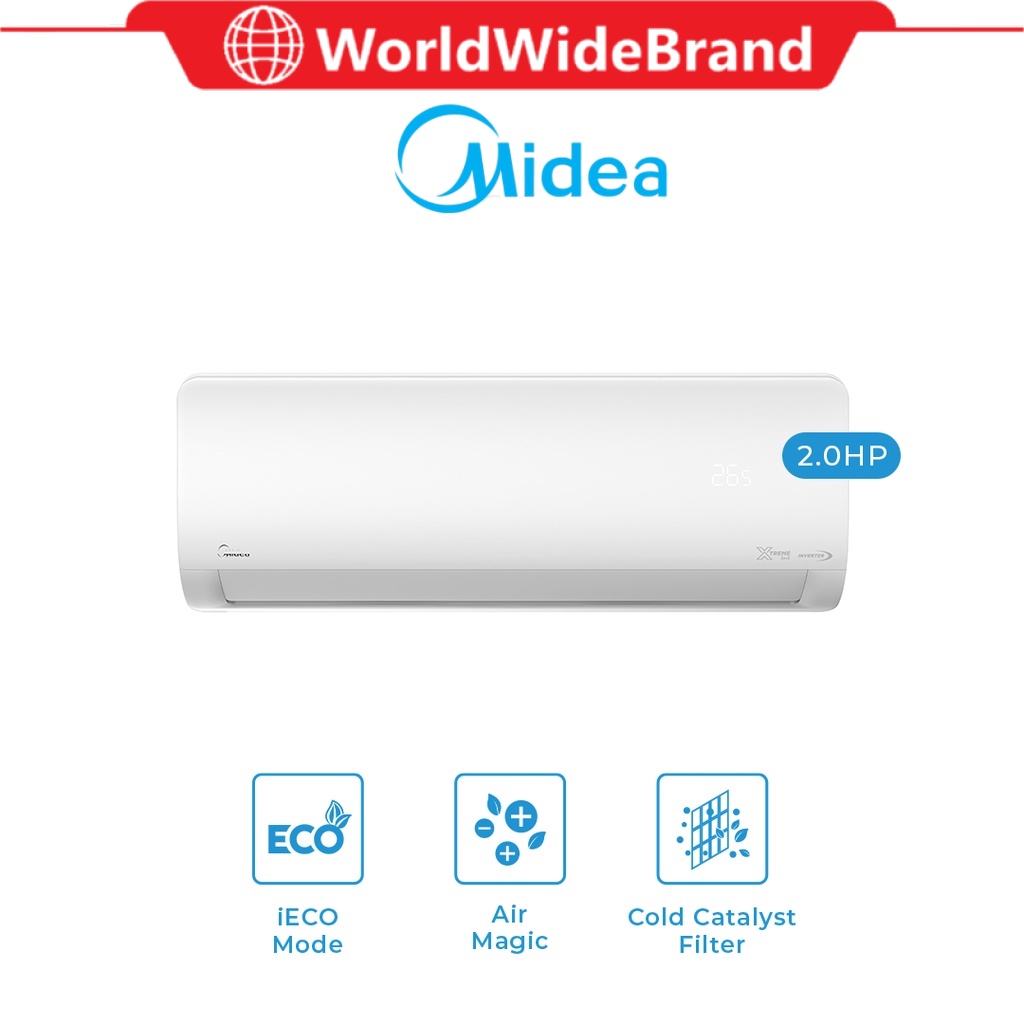 [SAVE 4.0] Midea MSXS-19CRDN8 Xtreme Save R32 Inverter Air Conditioner ...