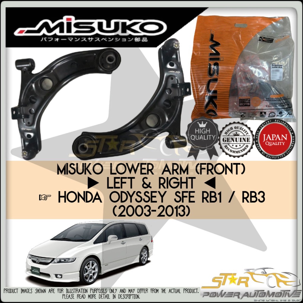 MISUKO Honda Odyssey SFE RB1 / RB3 (2003-2013) Premium Lower Control ...