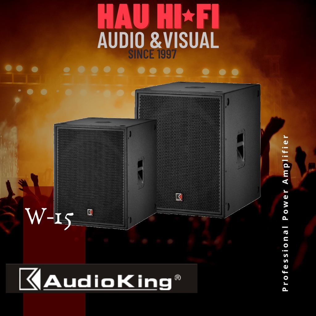 Audio King W15 15" Subwoofer 600W Shopee Malaysia