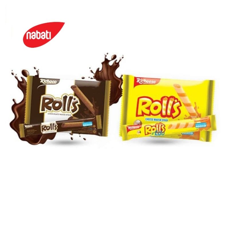 Tkm Nabati Rolls Wafer Stick 37g40g Shopee Malaysia