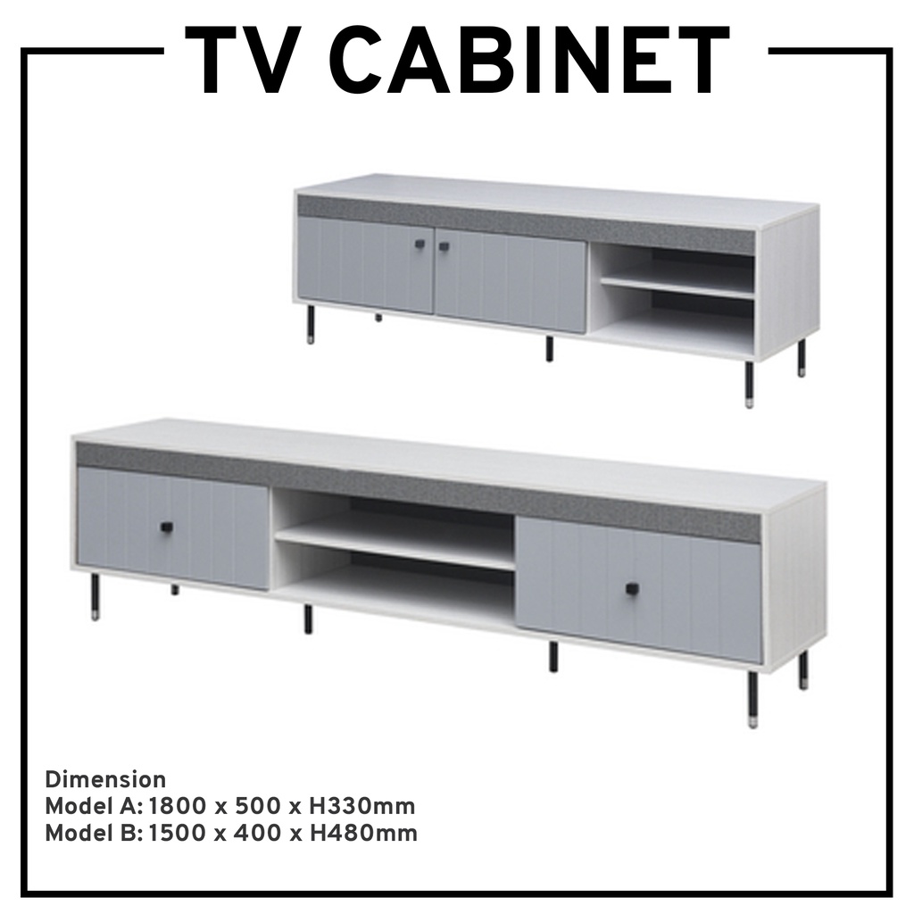 TV Cabinet TV Console TV Media Rack Living Hall Furniture | Shopee Malaysia