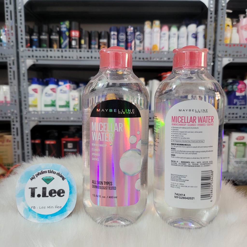 4 in 1 Micellar Water Maybelline NonAlcoholic Makeup Remover 4in1 400ml Shopee Malaysia