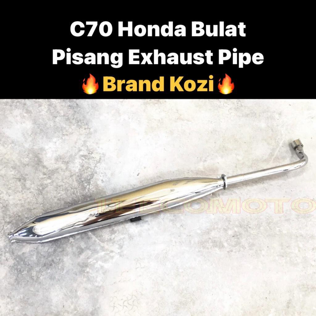 HONDA C70 EXHAUST ( KOZI ) A-CLASS // C70 HONDA LAMPU BULAT MUFFLER ...