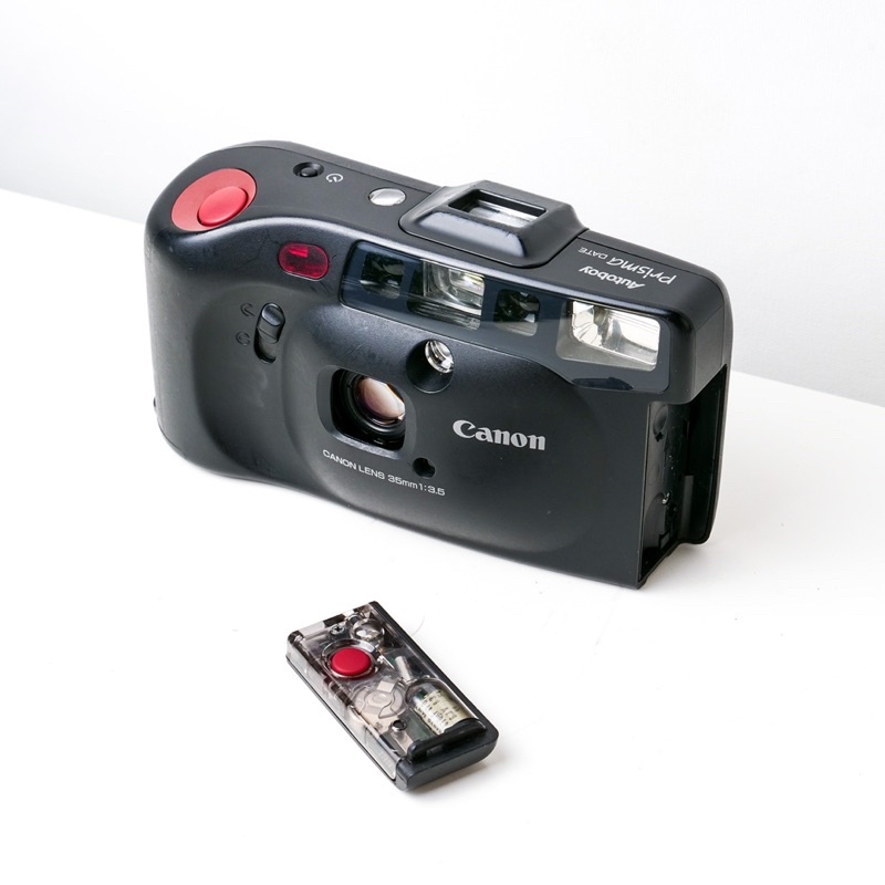 Canon Autoboy Prisma Date Point and Shoot Film Camera with Remote