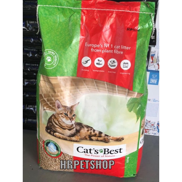 (Ready stock) Cat's Best Cat Litter 13KG (Original) Shopee Malaysia
