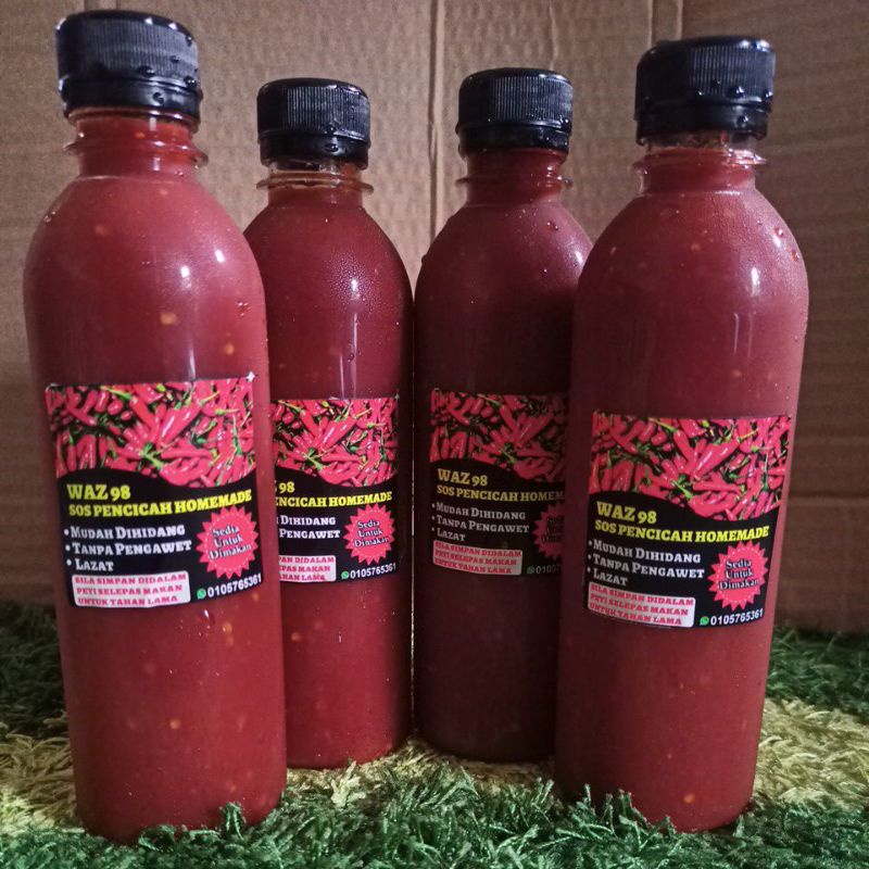 📌SOS PENCICAH HOMEMADE TERENGGANU 📌 1 BOTOL | Shopee Malaysia