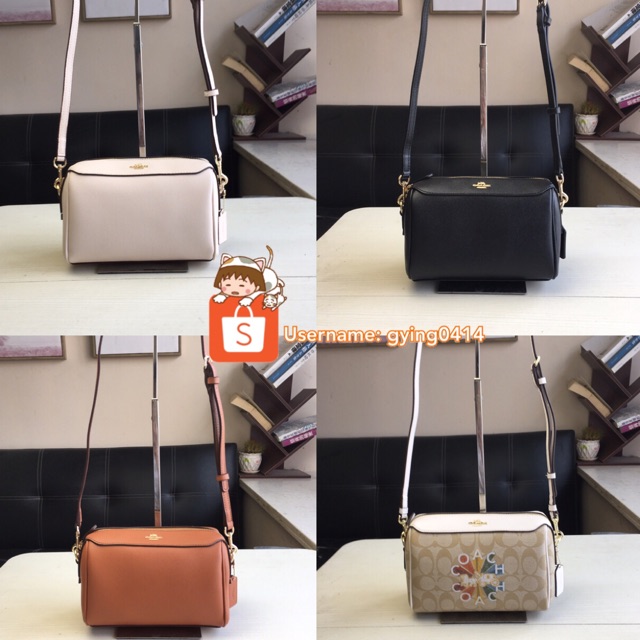 Coach Bennett crossbody black brown 