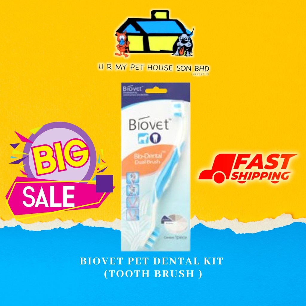Biovet Pet Dental Kit (Tooth brush ) | Shopee Malaysia