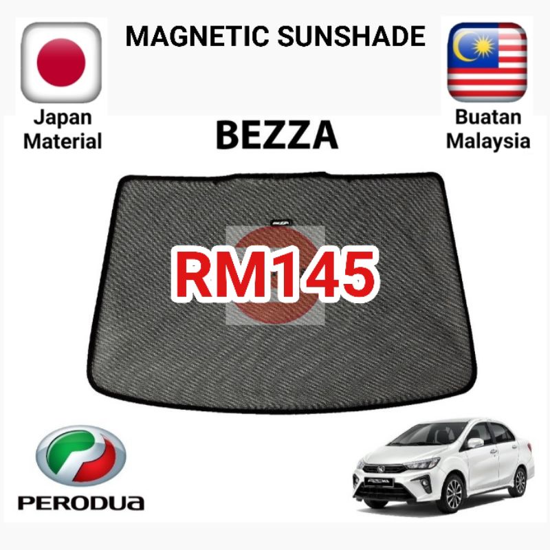 Perodua Bezza Rear Windscreen Premium Sunshade | Shopee Malaysia