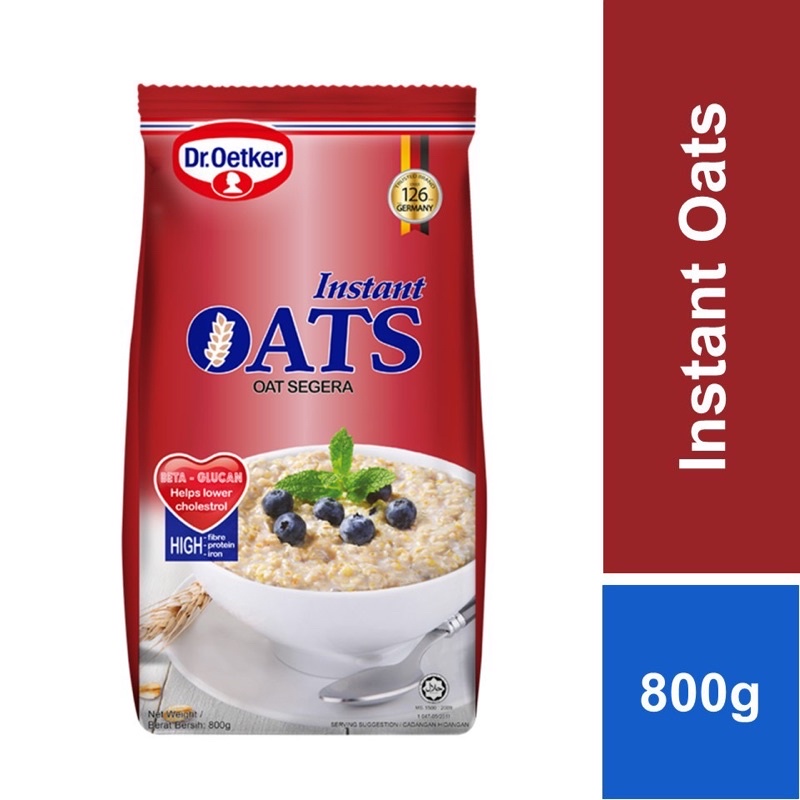 Dr Oetker Instant Oats 800g Shopee Malaysia