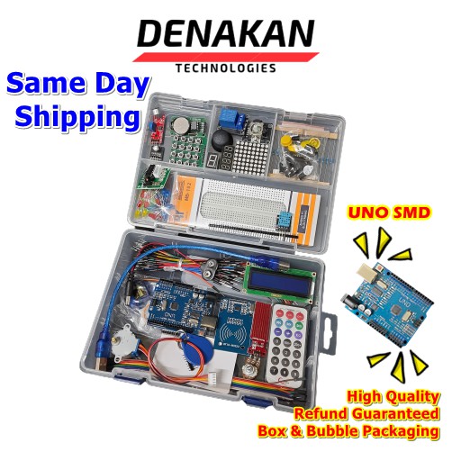 Intermediate Arduino UNO R3 Compatible Starter Kit (More Sensors ...