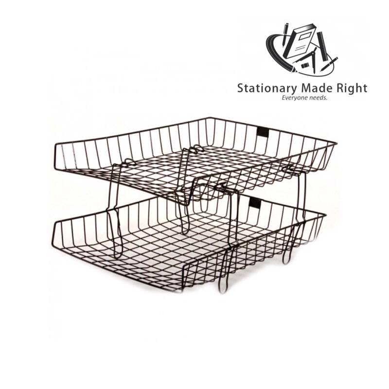 2 Tier Wire Tray Document Shopee Malaysia
