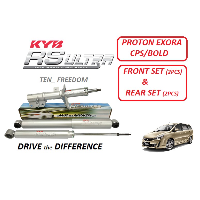 Kayaba Rs Ultra Proton Exora Absorber Front Rear Set Kyb Shopee