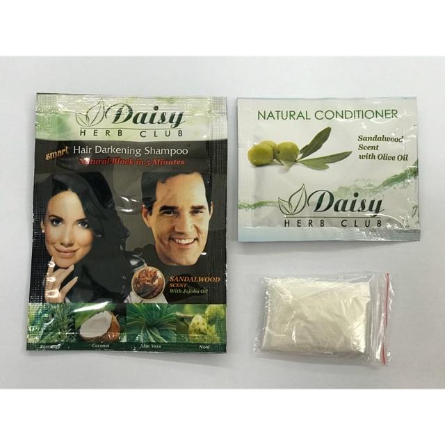 Daisy Hair Darkening Shampoo (packaging) Shopee Malaysia