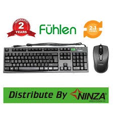 Fulhen L411- L102 Keyboard + Mouse Combo (free mouse pad) | Shopee Malaysia