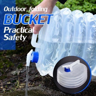 HARRIETT Foldable Water Bags Camping Hiking for Outdoor Survival ...