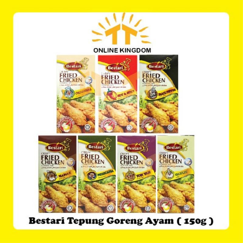 Bestari Fried Chicken Coating (Garlic 150g)