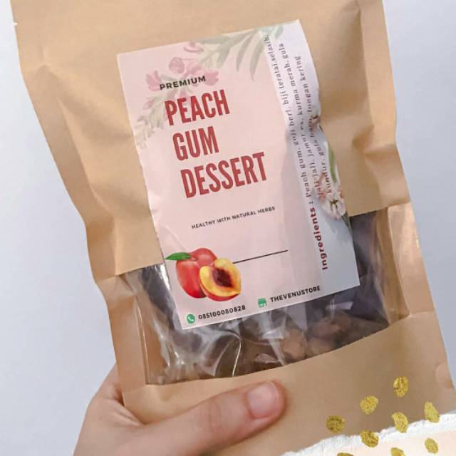 Peach gum dessert (For 5 Ports) Shopee Malaysia
