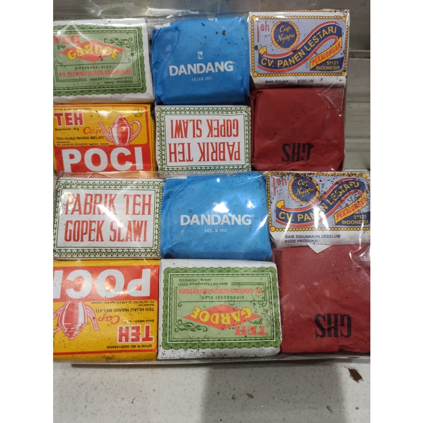 TUBRUK TEA CONTENTS 6 TYPES OF MIXED TEA PACKAGES OF GOPEK/TEH POCI/TEH ...
