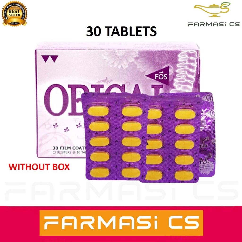 Obical with FOS 30 Tablets EXP01/2025 [ Calcium, Magnesium,Vitamin D3
