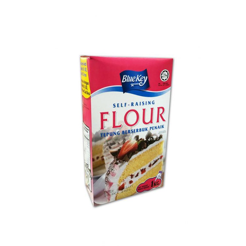 Bluekey Self Raising Flour 1kg/Tepung Serbuk Penaik 1kg | Shopee Malaysia
