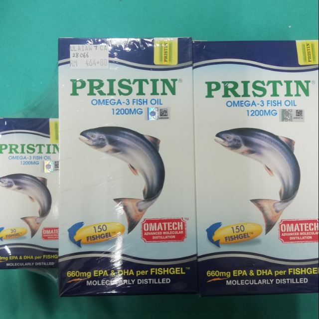 Pristin Omega-3 Fish Oil 1200MG 150’s/300’s foc 30’s 11/2024 | Shopee ...