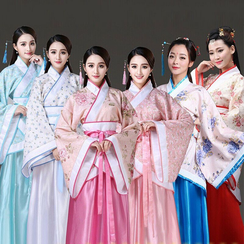 Traditional Ancient Chinese Costume Woman Tang Dynasty Dress Fairy Hanfu Cosplay Elegant Long Dress Shopee Malaysia