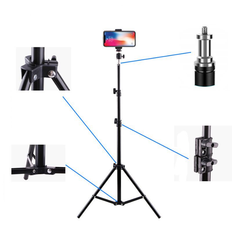 Multifunction 210cm Tripod Selfie Stand Live Stand Phone Stand Ipad ...