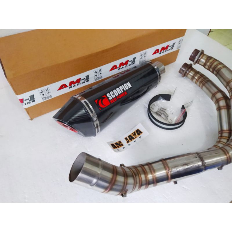 Exhaust Racing Scorpion Serket Taper Carbon Kawasaki ER6 ER6N Versys ...