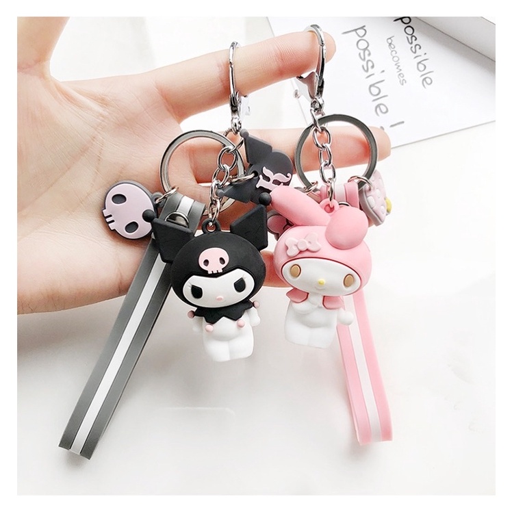 Sanrio Melody Hello Kitty Kuromi keychains Shopee Malaysia