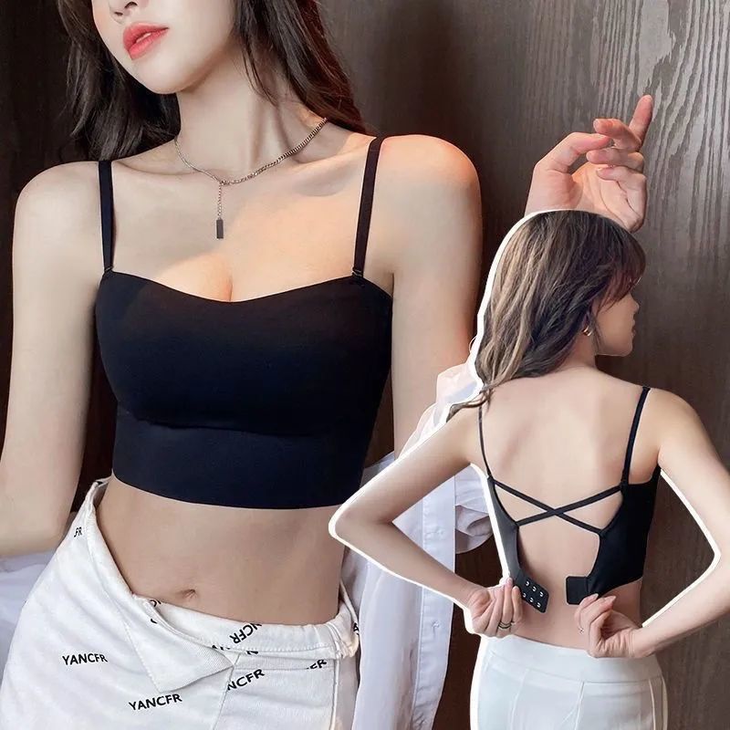 Ready Stock] Sexy Low Back Bra Lingerie Backless Padded Women