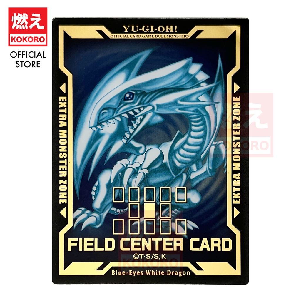 YUGIOH CARD FIELD CENTER CARD Plastic AIBA - Blue-Eyes White Dragon ...