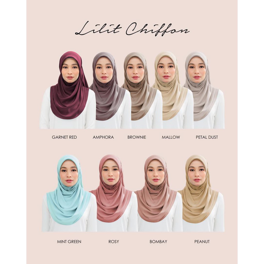 🔥[ORIGINAL]🔥 RUFFLE LILIT SAKURA CHIFFON BY TUDUNG RUFFLE | AZ90 ...