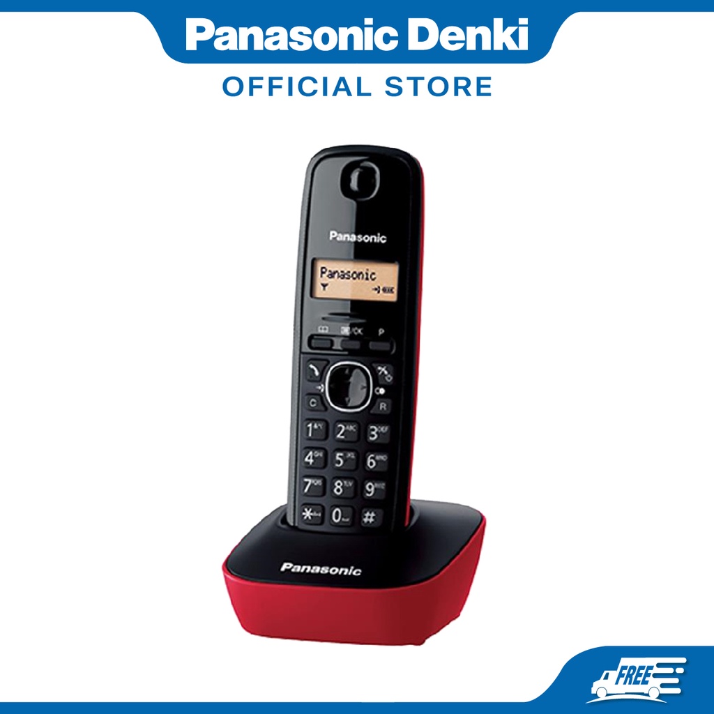 PANASONIC KXTG1611 Digital Cordless Phone with Illuminated LCD, Caller