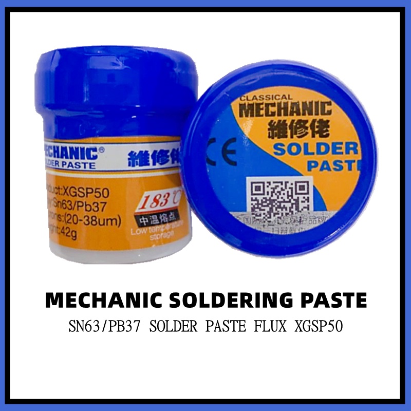 MECHANIC REPARING SOLDER SOLDERING PASTE XGSP50 (XGSP500) Shopee